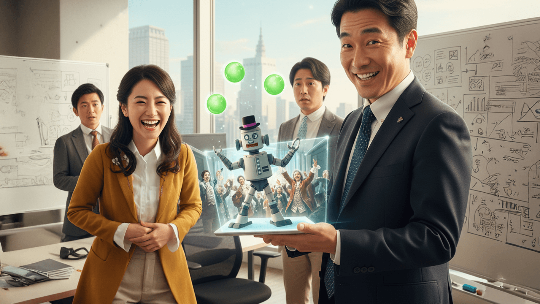 企画提案のデモ映像